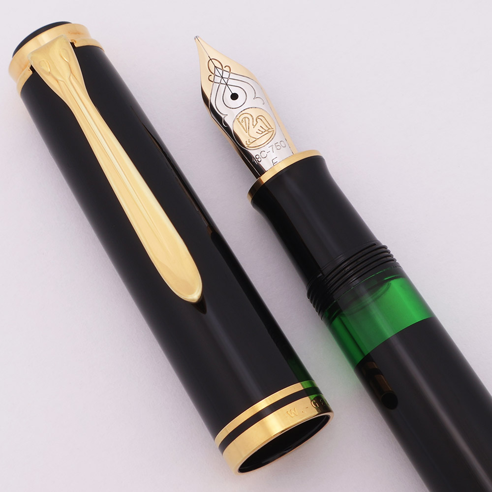 Pelikan 万年筆 F Pelikan W-GERMANY Pelikan W-Germany - Black - Fountain Pen - Medium Nib - Box